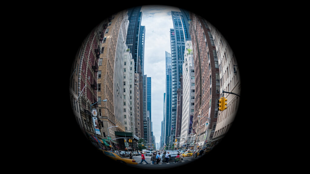 fisheye lens effect