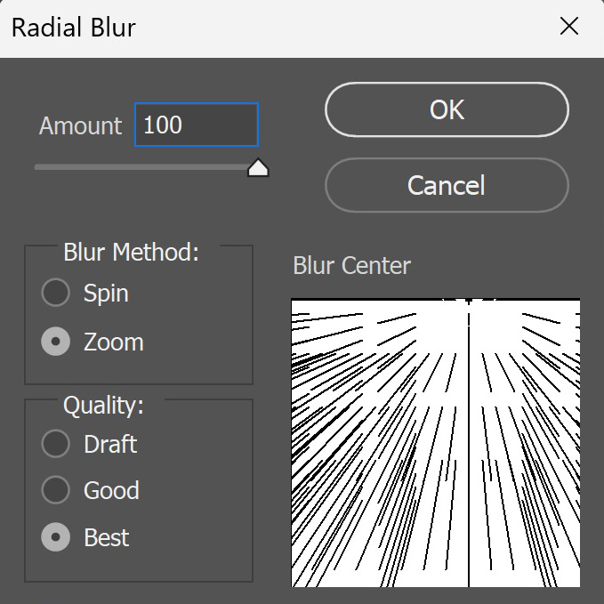radial blur