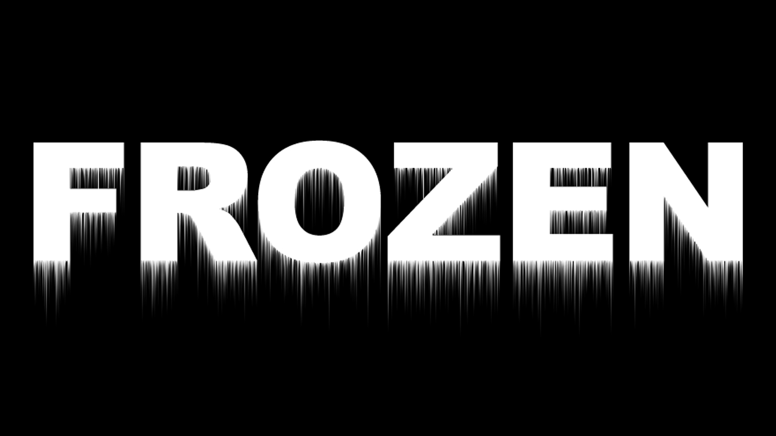 Frozen Text Effect In Photoshop - Edit With Kim