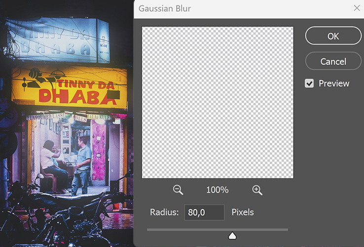 Gaussian blur