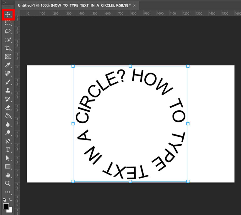 Type text in a circle in Adobe Edit with Kim
