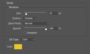 Transparent text with outline only in Adobe Photoshop