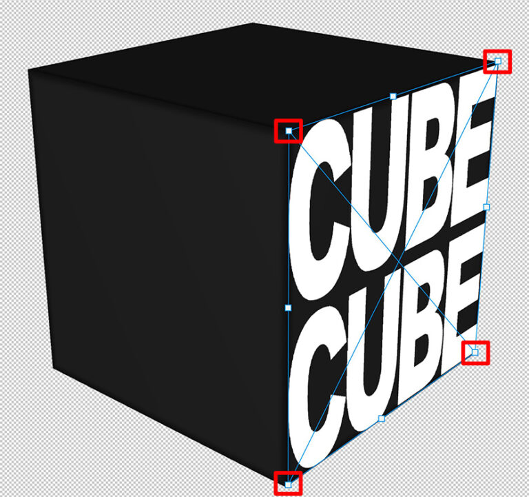Cube text effect in Adobe Photoshop - Edit with Kim