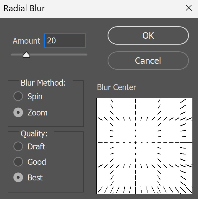 radial blur