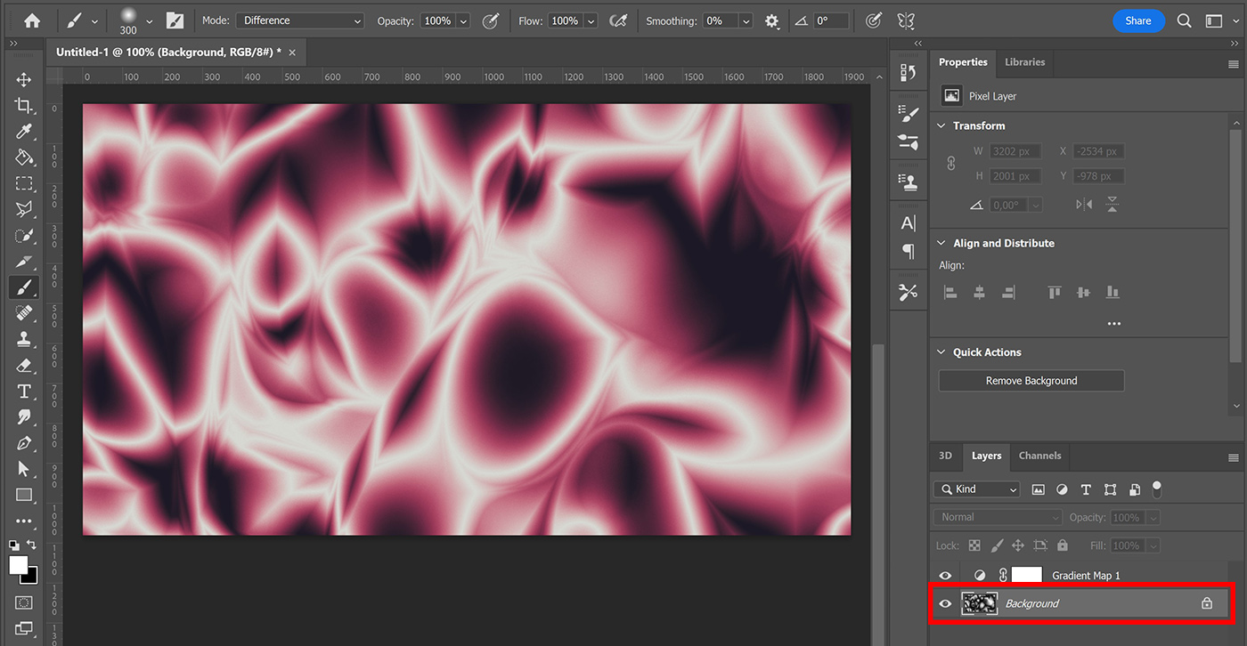 Create abstract art in Edit with Kim