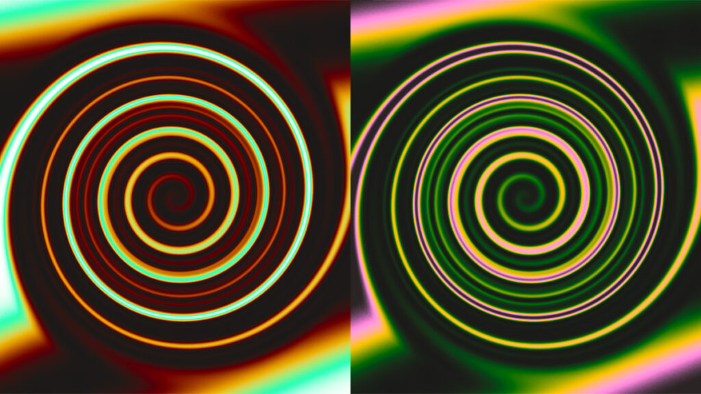 Abstract gradient swirl