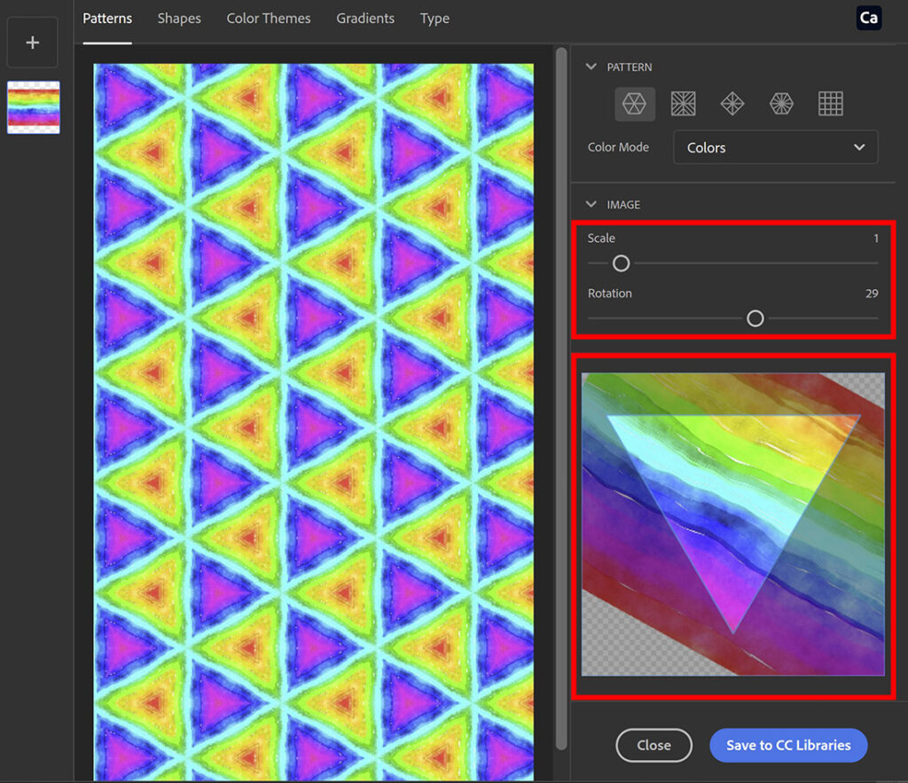 Create pattern