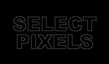 Select pixels from layer