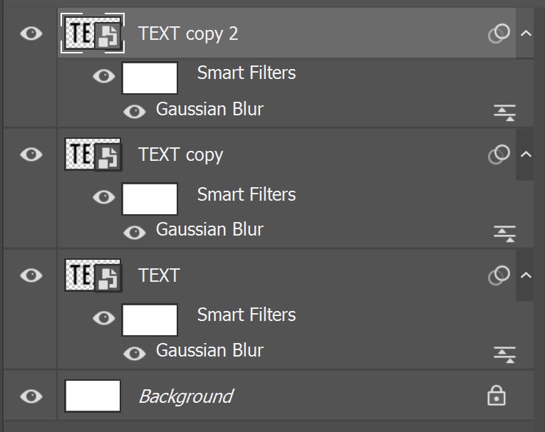 Duplicate text layer