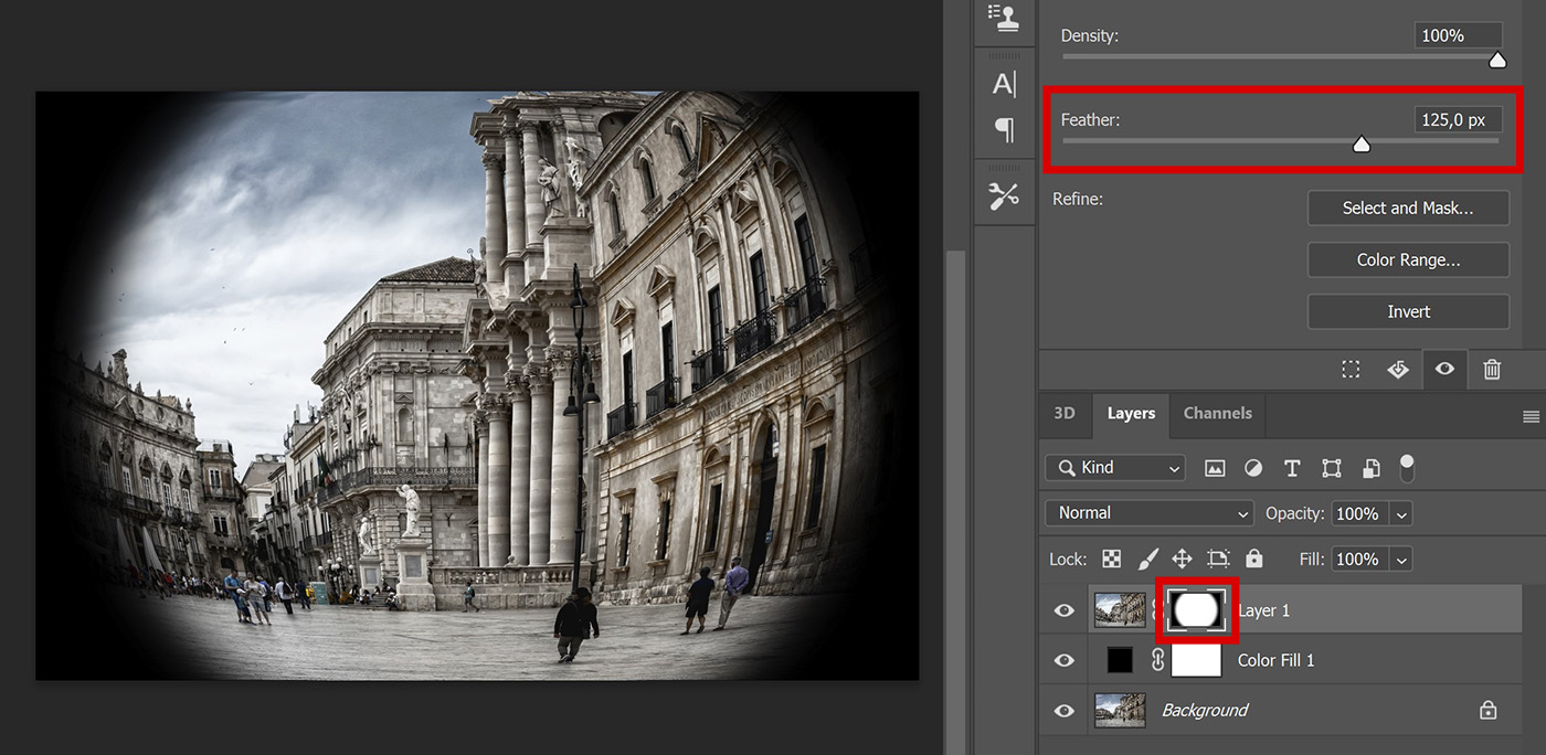 Quick fisheye lens effect in Edit with Kim