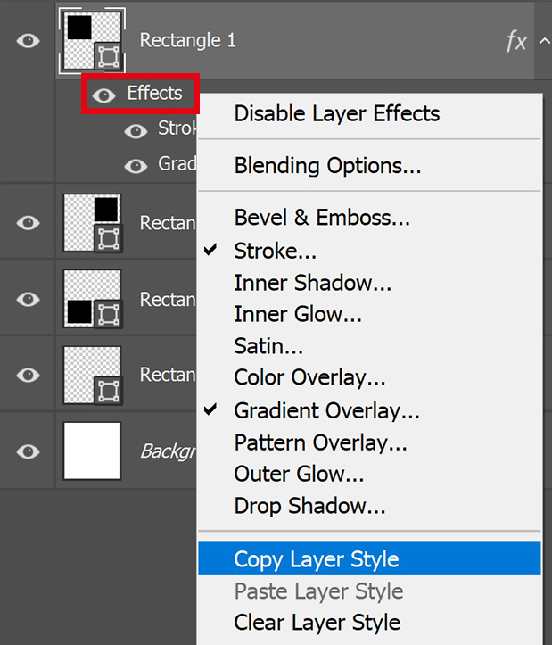 Copy layer style
