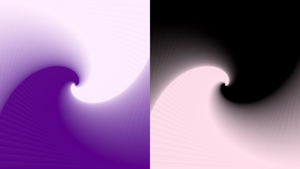 Abstract gradient swirl