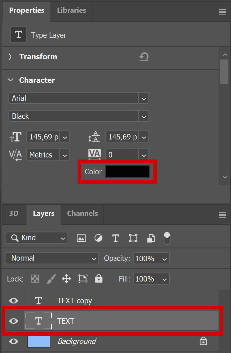 html text shadow blur