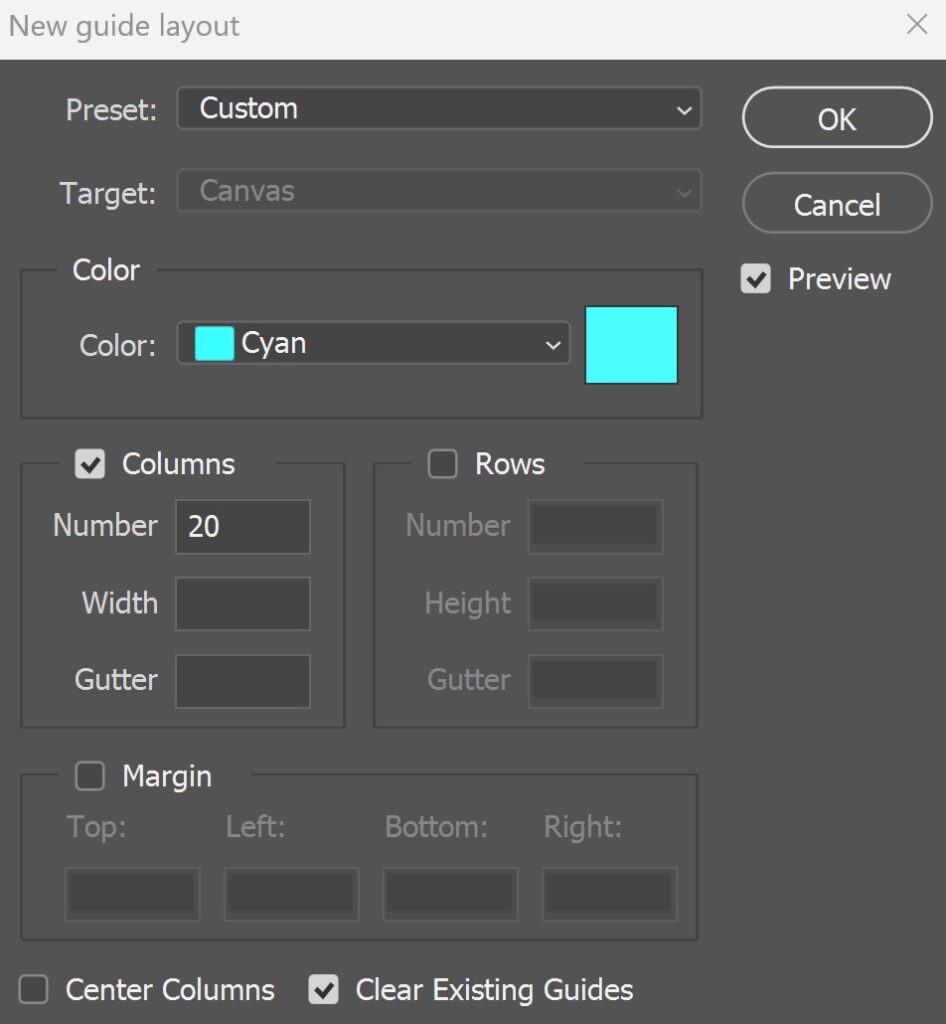 Guide layout