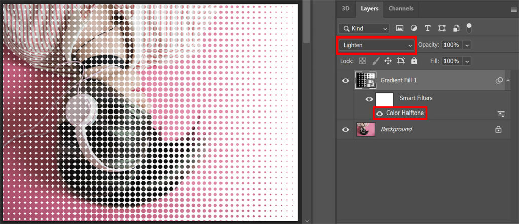 Halftone pattern