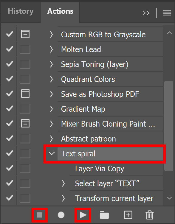 create spiral text in photoshop