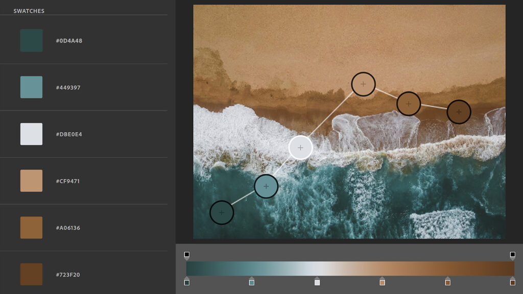 Create gradient from photo