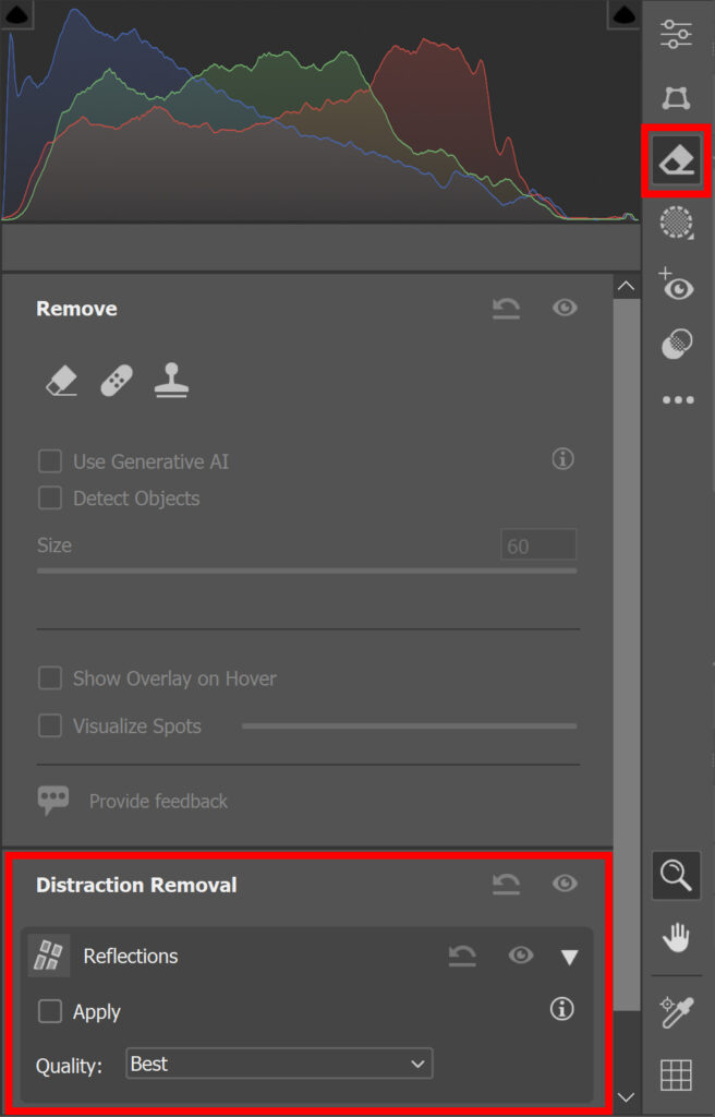 Distration removal