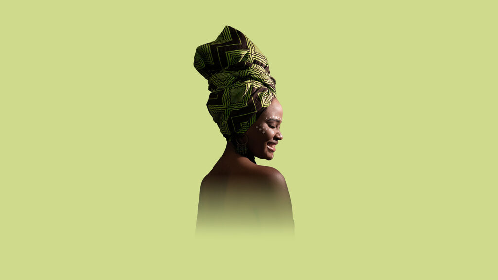 Fading subject with gradient mask