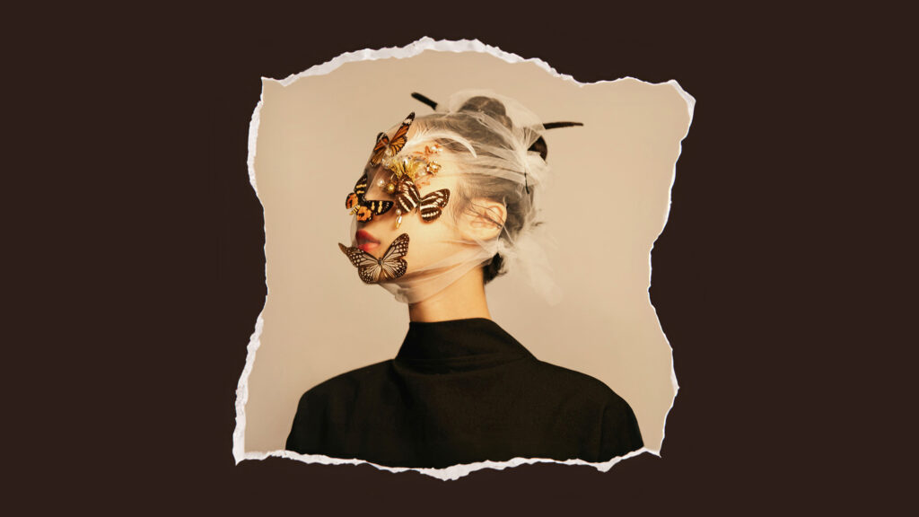 Ripped paper effect